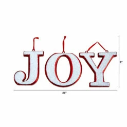 Best Pirce 🎁 Nearly Natural 8.5” Joy Holiday Deluxe Shatterproof Ornament - Set Of 3 🤩 -Nearly Natural Sales unnamed file 1796