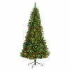 Budget 🎁 Nearly Natural 7’ Flat Back Mountain Pine 🎄 Christmas Tree ⭐ -Nearly Natural Sales unnamed file 181