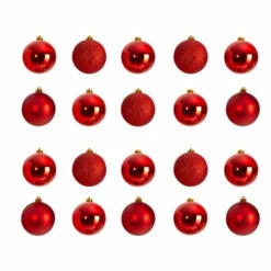 Top 10 ✔️ Nearly Natural 3” Shatterproof Ornament Set With Storage Container - 20 Count Red ⭐ -Nearly Natural Sales unnamed file 1830