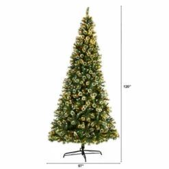 Top 10 😀 Nearly Natural 10’ Frosted Swiss Pine 🎄 Christmas Tree With 850 Clear Lights 👏 -Nearly Natural Sales unnamed file 1857