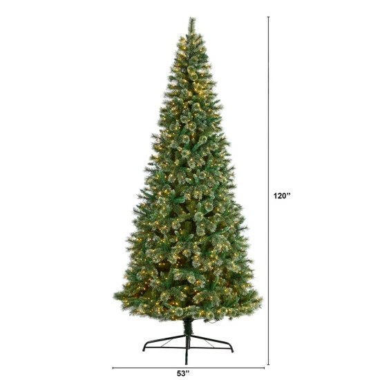 Cheap π₯° Nearly Natural 10β Wisconsin Slim Snow Tip Pine π Christmas Tree π 4 Cheap π₯° Nearly Natural 10β Wisconsin Slim Snow Tip Pine π Christmas Tree π - Image 2