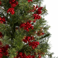 Top 10 🛒 Nearly Natural 3’ Berry And Pine 🔔 Christmas Tree With 50 Warm White Lights ✨ -Nearly Natural Sales unnamed file 1877