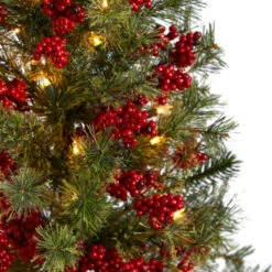 Top 10 🛒 Nearly Natural 3’ Berry And Pine 🔔 Christmas Tree With 50 Warm White Lights ✨ -Nearly Natural Sales unnamed file 1878