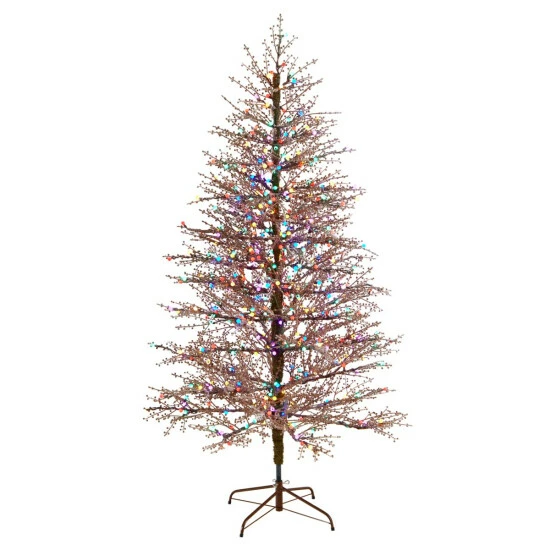 Cheap π Nearly Natural 7' Frosted Berry Twig π Christmas Tree With 450 Lights 𧨠3 Cheap π Nearly Natural 7' Frosted Berry Twig π Christmas Tree With 450 Lights π§¨