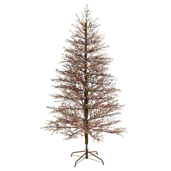 Cheap π Nearly Natural 7' Frosted Berry Twig π Christmas Tree With 450 Lights 𧨠4 Cheap π Nearly Natural 7' Frosted Berry Twig π Christmas Tree With 450 Lights 𧨠- Image 2