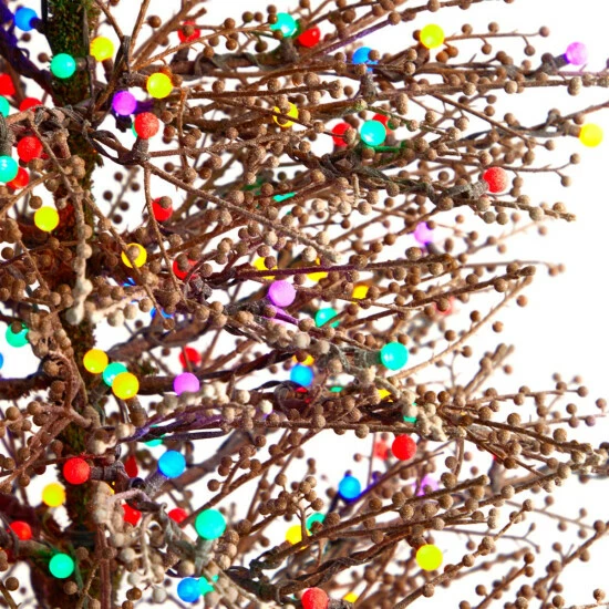Cheap π Nearly Natural 7' Frosted Berry Twig π Christmas Tree With 450 Lights 𧨠5 Cheap π Nearly Natural 7' Frosted Berry Twig π Christmas Tree With 450 Lights 𧨠- Image 3