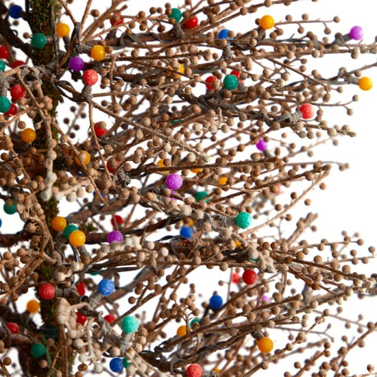 Cheap π Nearly Natural 7' Frosted Berry Twig π Christmas Tree With 450 Lights 𧨠7 Cheap π Nearly Natural 7' Frosted Berry Twig π Christmas Tree With 450 Lights 𧨠- Image 5