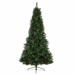 Best Sale ⭐ Nearly Natural 8’ Flat Back Mountain Pine 🔔 Christmas Tree 🧨 -Nearly Natural Sales unnamed file 190