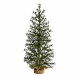 Best deal 😉 Nearly Natural 3’ 🎄 Christmas Tree With 50 LED Lights Set In A Burlap Base ⌛ -Nearly Natural Sales unnamed file 1912