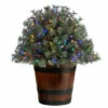 Hot Sale 🌟 Nearly Natural 26” Flocked 🎁 Christmas Shrub With Pinecones, 150 Lights 😀 -Nearly Natural Sales unnamed file 1920