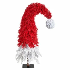 Best reviews of 🔥 Nearly Natural 9’ Holiday Red Santa’s Hat 🎁 Christmas Tree With 600 LED Lights 🛒 -Nearly Natural Sales unnamed file 1927