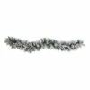 Best deal 🎁 Nearly Natural 6’ Flocked 🎄 Christmas Garland W/ Pine Cones And 35 Lights 👏