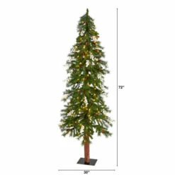 Cheapest 😍 Nearly Natural 6' 🔔 Christmas Tree With Pinecones, Berries And 200 Lights 👍 -Nearly Natural Sales unnamed file 1930