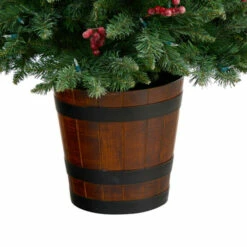 New ⌛ Nearly Natural 5' Frosted Pre-Lit Porch 🎄 Christmas Tree With 200 LED Lights 😀 -Nearly Natural Sales unnamed file 1939