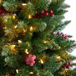 New ⌛ Nearly Natural 5' Frosted Pre-Lit Porch 🎄 Christmas Tree With 200 LED Lights 😀 -Nearly Natural Sales unnamed file 1941