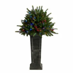Wholesale 🎉 Nearly Natural 4' Holiday 🎅 Christmas Plant Pre-Lit And Glittered On Pedestal 🛒 -Nearly Natural Sales unnamed file 1950