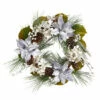 Best Pirce π Nearly Natural 24β Silver Poinsettia, Hydrangea And Pinecones Wreath π₯ 1 Best Pirce π Nearly Natural 24β Silver Poinsettia, Hydrangea And Pinecones Wreath π₯ -Nearly Natural Sales unnamed file 196