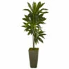 Flash Sale 🌟 Nearly Natural 4.5’ Dracaena Artificial Plant Green Planter Real Touch 😉 -Nearly Natural Sales unnamed file 198