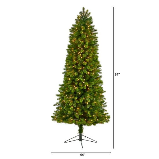 Coupon π Nearly Natural 7β Slim Virginia Spruce π Christmas Tree With 500 Lights π 4 Coupon π Nearly Natural 7β Slim Virginia Spruce π Christmas Tree With 500 Lights π - Image 2