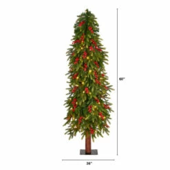 Budget 💯 Nearly Natural 5’ Victoria Fir 🔔 Christmas Tree With 200 Lights 🎁 -Nearly Natural Sales unnamed file 2012