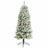 Hot Sale 🔥 Nearly Natural 5’ Slim Flocked Montreal Fir 🎁 Christmas Tree 👏 -Nearly Natural Sales unnamed file 2023