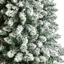 Hot Sale 🔥 Nearly Natural 5’ Slim Flocked Montreal Fir 🎁 Christmas Tree 👏 -Nearly Natural Sales unnamed file 2026