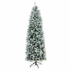 Best reviews of ⭐ Nearly Natural 7’ Slim Flocked Montreal Fir 🎅 Christmas Tree 😀 -Nearly Natural Sales unnamed file 2030
