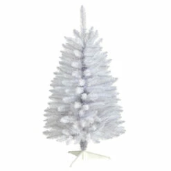 Cheap 😉 Nearly Natural 3’ Slim White 🔔 Christmas Tree With 50 Lights 😀 -Nearly Natural Sales unnamed file 2060