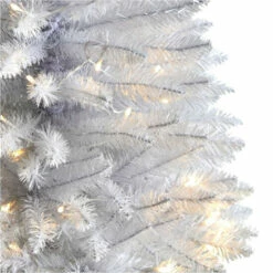 Cheap 😉 Nearly Natural 3’ Slim White 🔔 Christmas Tree With 50 Lights 😀 -Nearly Natural Sales unnamed file 2061