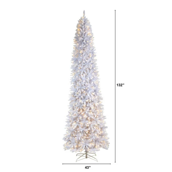 Coupon β€οΈ Nearly Natural 11β Slim White π Christmas Tree With 950 Lights π 6 Coupon β€οΈ Nearly Natural 11β Slim White π Christmas Tree With 950 Lights π - Image 4