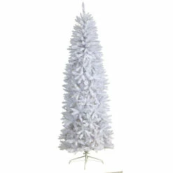 Promo 👏 Nearly Natural 7’ Slim White 🔔 Christmas Tree With 300 Lights 😉 -Nearly Natural Sales unnamed file 2086
