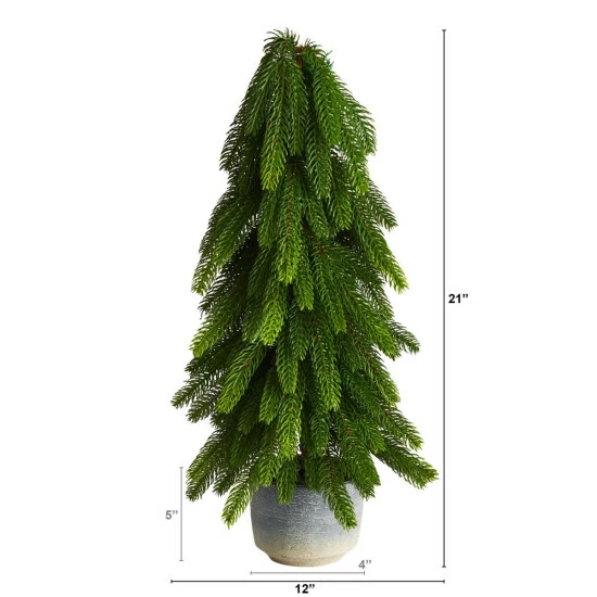 Coupon π Nearly Natural 21β π Christmas Tree Pine In Decorative Planter π 4 Coupon π Nearly Natural 21β π Christmas Tree Pine In Decorative Planter π - Image 2