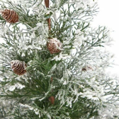 Brand new ✔️ Nearly Natural 2’ Frosted Pre-Lit 🎄 Christmas Tree In Décor Planter ✔️ -Nearly Natural Sales unnamed file 2132