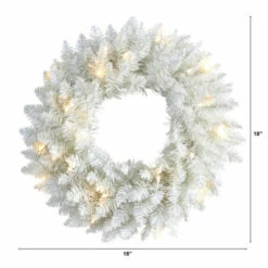 Best reviews of ❤️ Nearly Natural 18” Colorado Spruce ❄ Christmas Wreath With 20 Lights 👍 -Nearly Natural Sales unnamed file 2140