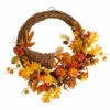 Cheapest 👍 Nearly Natural 26” Autumn Artificial Cornucopia Fall Wreath 👍 -Nearly Natural Sales unnamed file 2160