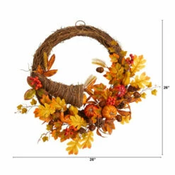 Cheapest π Nearly Natural 26β Autumn Artificial Cornucopia Fall Wreath π 5 Cheapest π Nearly Natural 26β Autumn Artificial Cornucopia Fall Wreath π -Nearly Natural Sales unnamed file 2161