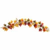 Wholesale ⌛ Nearly Natural 6’ Autumn Maple Leaf And Berry Fall Garland ✨ -Nearly Natural Sales unnamed file 2208