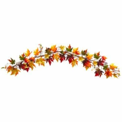 Wholesale ⌛ Nearly Natural 6’ Autumn Maple Leaf And Berry Fall Garland ✨