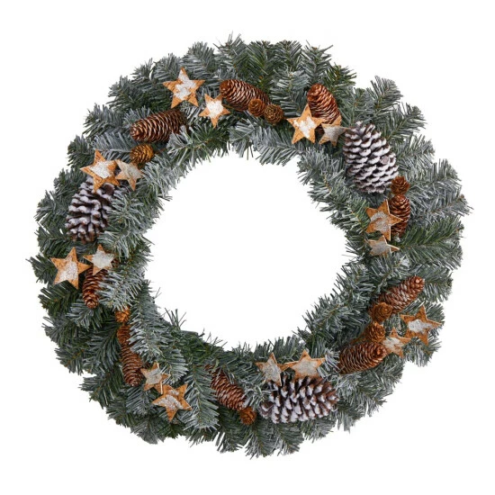 Best reviews of β€οΈ Nearly Natural 24β π Christmas Winter Frosted Stars And Pinecones Wreath π 3 Best reviews of β€οΈ Nearly Natural 24β π Christmas Winter Frosted Stars And Pinecones Wreath π