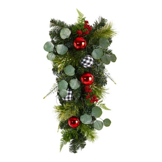 Best Sale β Nearly Natural 26β Holiday π Christmas Greenery Ornament Artificial Swag π₯ 3 Best Sale β Nearly Natural 26β Holiday π Christmas Greenery Ornament Artificial Swag π₯