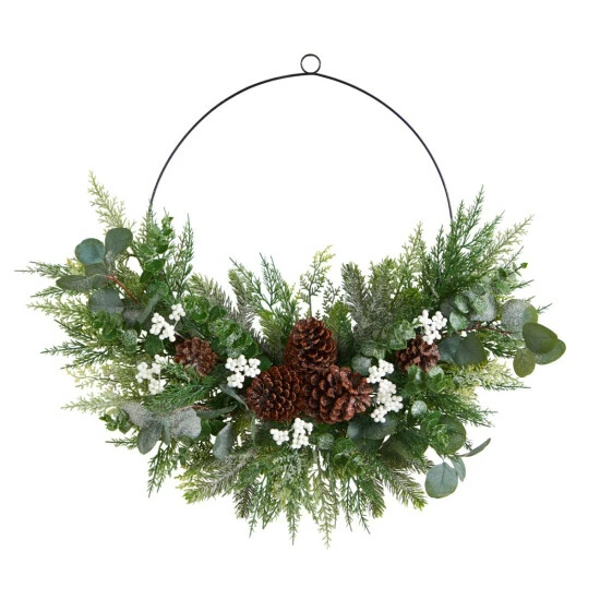 Budget π― Nearly Natural 28β π Christmas Pine, Eucalyptus, And Berries Wreath π 3 Budget π― Nearly Natural 28β π Christmas Pine, Eucalyptus, And Berries Wreath π