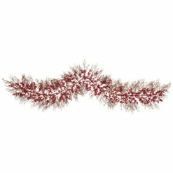 Cheapest ⌛ Nearly Natural 6' Red Berry Artificial ❄ Christmas Garland 🛒