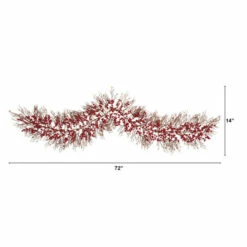 Cheapest ⌛ Nearly Natural 6' Red Berry Artificial ❄ Christmas Garland 🛒 -Nearly Natural Sales unnamed file 2249