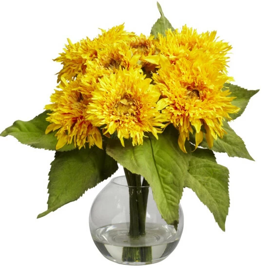 Best reviews of β Nearly Natural 12β Golden Sunflower Arrangement 𧨠3 Best reviews of β Nearly Natural 12β Golden Sunflower Arrangement π§¨