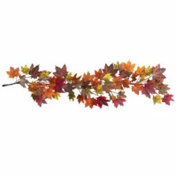 Best reviews of 😍 Nearly Natural 60” Maple Leaf Garland 🔔