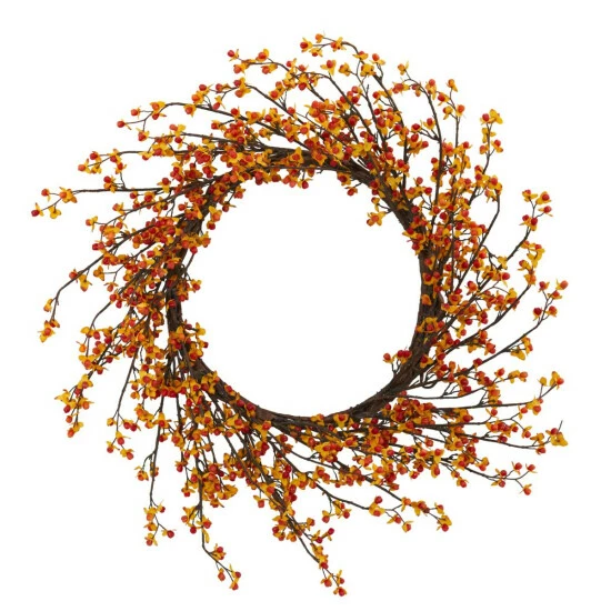 Outlet π Nearly Natural 24β Sweet Bitter Wreath π 3 Outlet π Nearly Natural 24β Sweet Bitter Wreath π