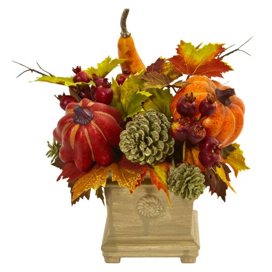 Deals π₯° Nearly Natural 11β Pumpkin/Gourd/Berry/Leaf Artificial Arrangement π 3 Deals π₯° Nearly Natural 11β Pumpkin/Gourd/Berry/Leaf Artificial Arrangement π