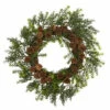 Promo 😉 Nearly Natural 22” Cedar, Grass & Pine Cone Artificial Wreath 🧨 -Nearly Natural Sales unnamed file 2302