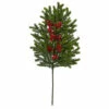 Brand new 🎉 Nearly Natural 34” Pine And Berries Artificial Hanging Plant 3-pack 🎁 -Nearly Natural Sales unnamed file 2315
