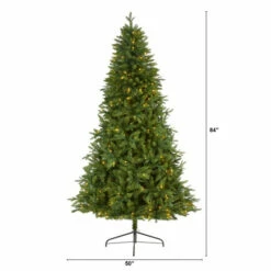 Discount 🔥 Nearly Natural 7' New Hampshire Fir Artificial 🎁 Christmas Tree 💯 -Nearly Natural Sales unnamed file 2331